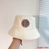 Close-up detail view of Louis Vuitton unisex cap