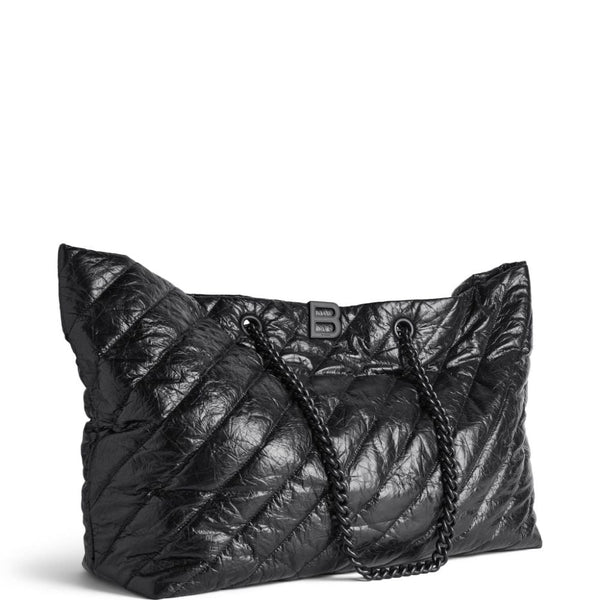 Balenciaga Bags? BALENCIAGA Crush Leather Tote Handbag - 58 cm Premium Designer Shoulder Bag