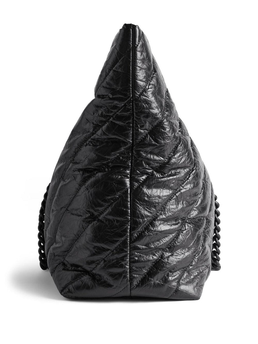 Balenciaga Bags? BALENCIAGA Crush Leather Tote Handbag - 58 cm Premium Designer Shoulder Bag