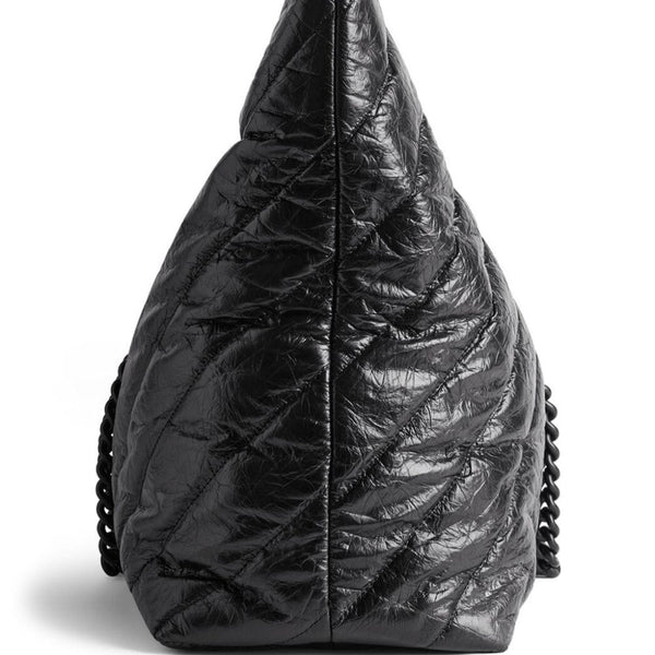 Balenciaga Bags- BALENCIAGA Crush Leather Tote Handbag - 58 cm Luxury Designer Leather Handbag