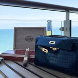Polished bag shown from front angle