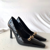 Close-up detail view of Saint Laurent luxury piece style No.107