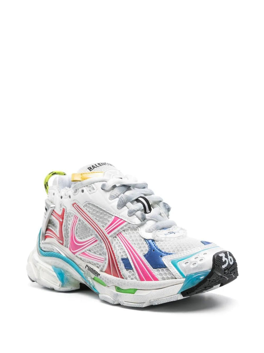 Balenciaga premium sneakers detail and craftsmanship close-up
