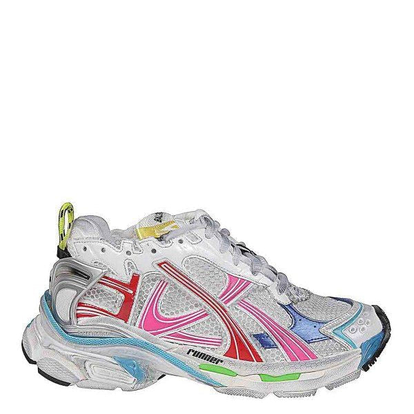 Balenciaga Shoes? BALENCIAGA Men's Multicolor Runner Mesh Sneakers Comfortable Everyday Designer Shoes