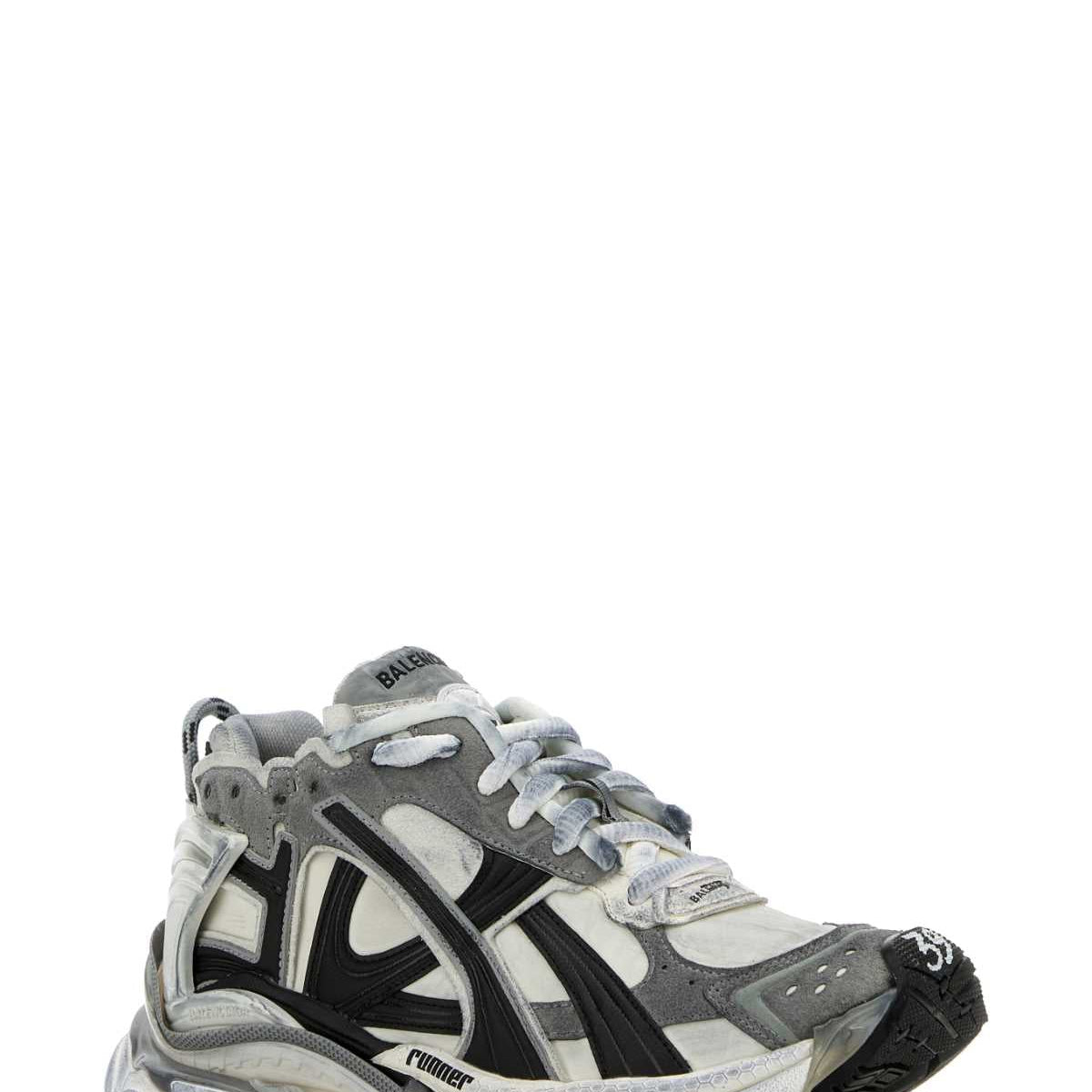 Balenciaga premium sneakers detail and craftsmanship close-up