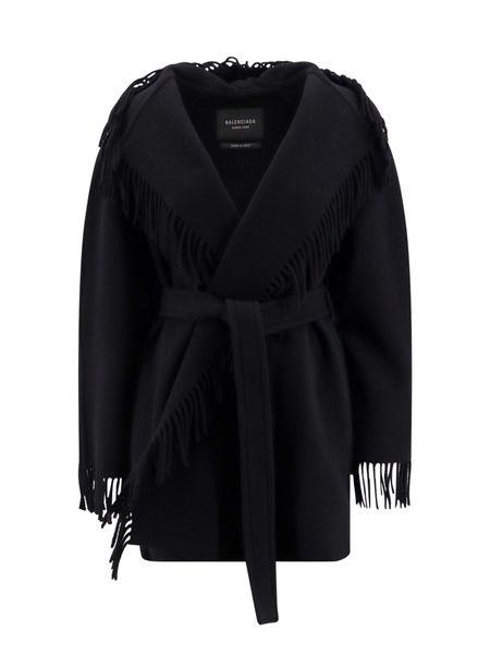 Balenciaga Jackets? BALENCIAGA Fringe Jacket for Women - Spring Summer 2024 Luxury Designer Outerwear Jacket