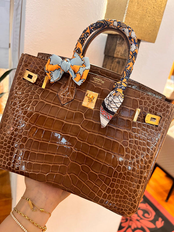 Close-up detail of graceful bag design