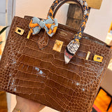 Close-up detail of graceful bag design