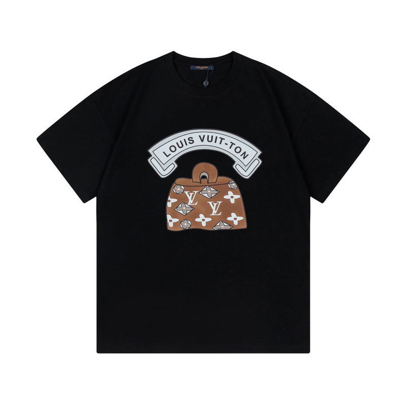 Back view of Louis Vuitton cotton t-shirt with relaxed-fit cut