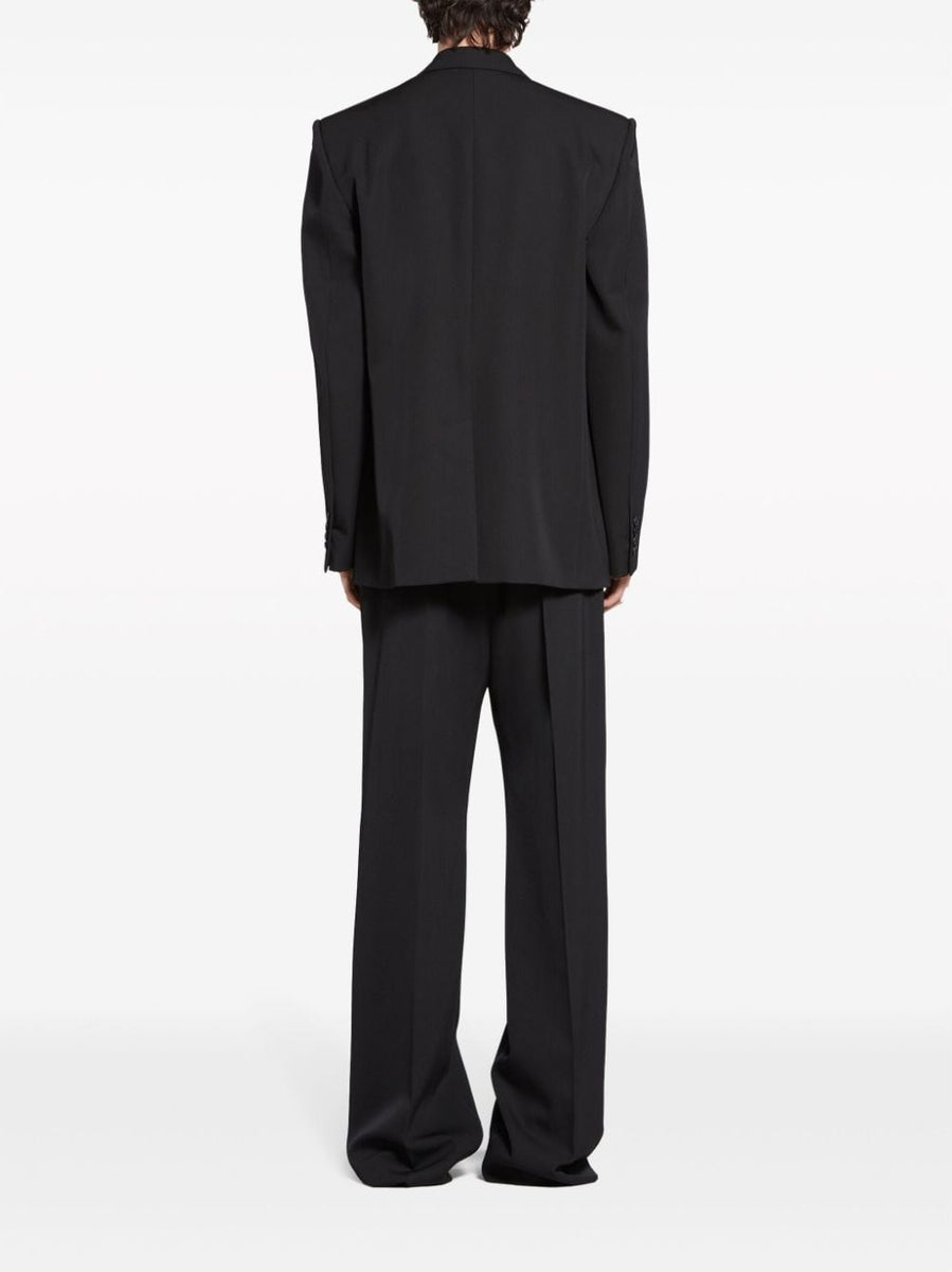 Balenciaga Jackets? BALENCIAGA Wool Single-Breasted Blazer Jacket Stylish Everyday Designer Outerwear