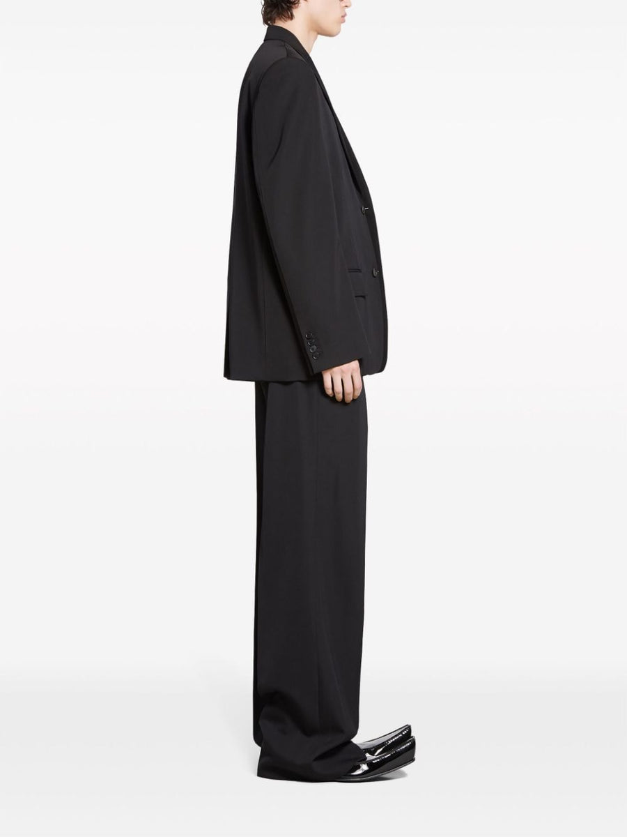 Balenciaga outerwear side profile designer luxury fashion