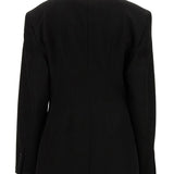 Balenciaga outerwear side profile designer luxury fashion
