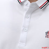 Side profile of Moncler luxury clothing with contemporary cut