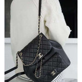 Zivas Charm Modern Minimalist Look Luxury Handbag (Contemporary Shape Language) – Side Profile