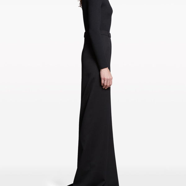 Balenciaga Skirts- BALENCIAGA High-Waisted Floor-Length Midi Skirt with Slit Elegant Designer Casual Skirt