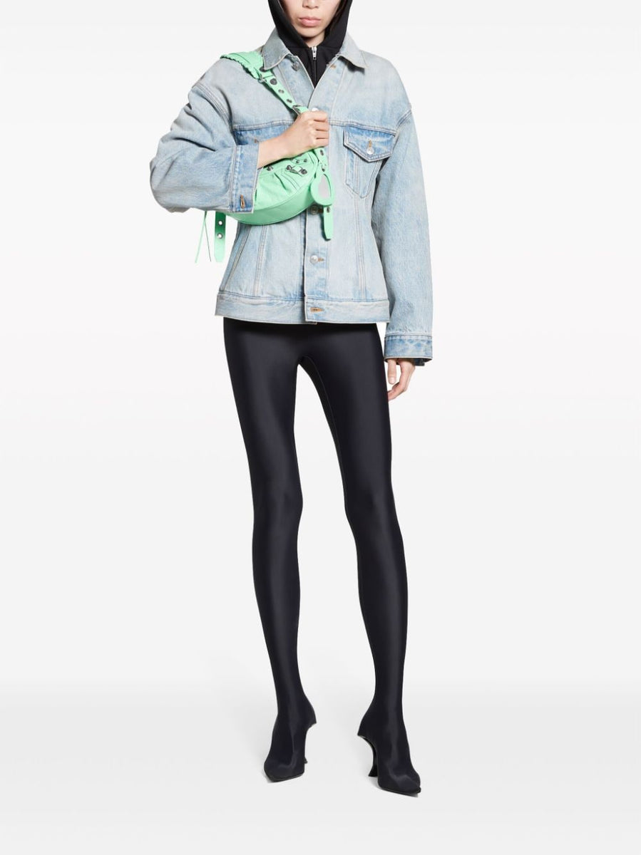 Balenciaga Jackets- BALENCIAGA Hourglass Denim Jacket for Women Premium Casual Designer Jacket