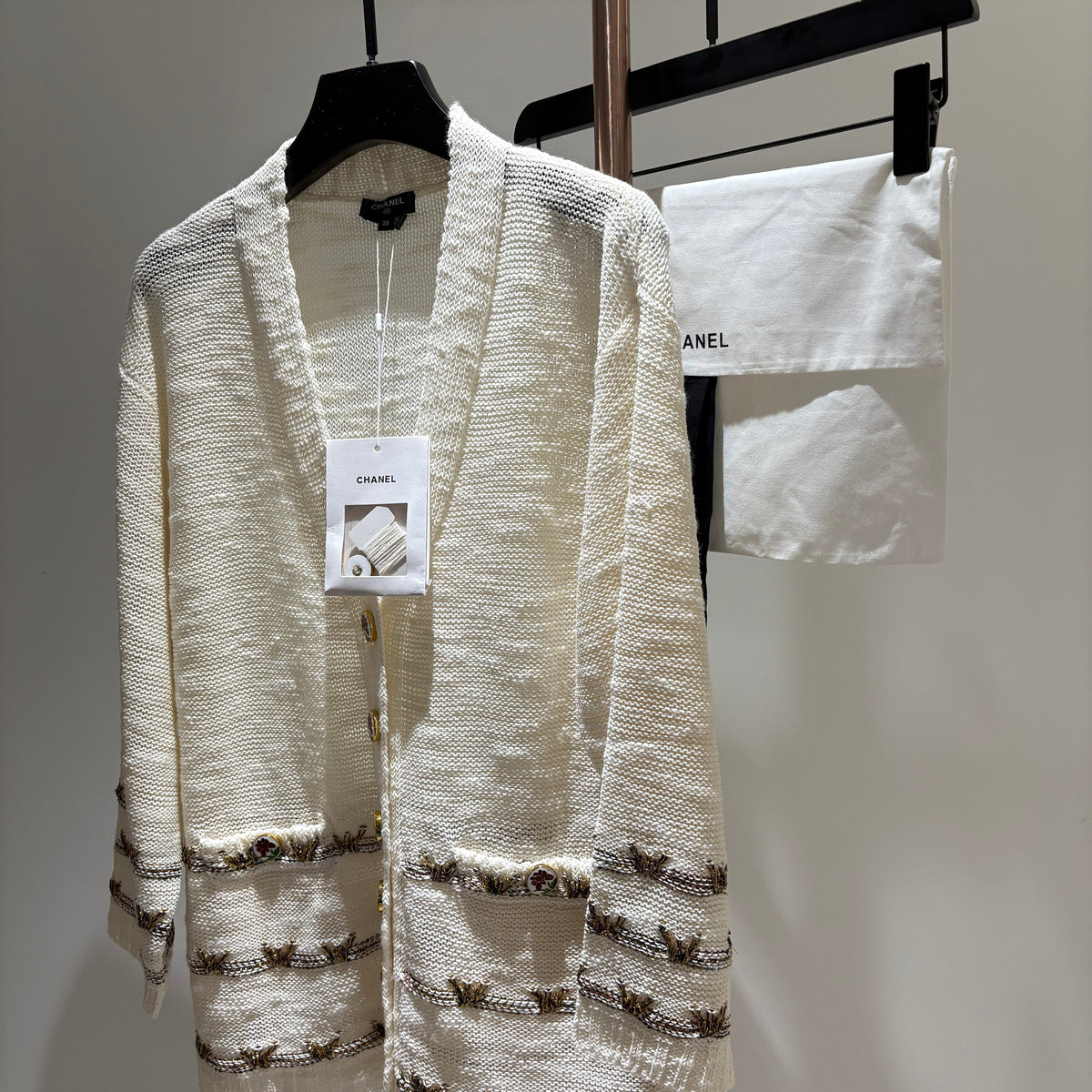 Chanel Sweaters? Chanel Cardigan Luxury Designer Knit Sweater