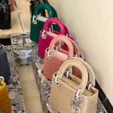 Handle and strap detail of everyday-luxe structured women's handbag – women's everyday handbag