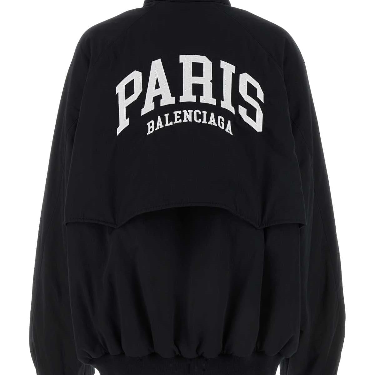 Balenciaga premium outerwear detail and craftsmanship close-up