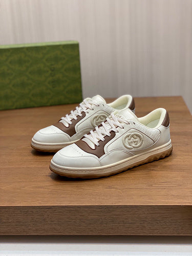 Gucci stone beige luxury sneakers view 6 premium leather build