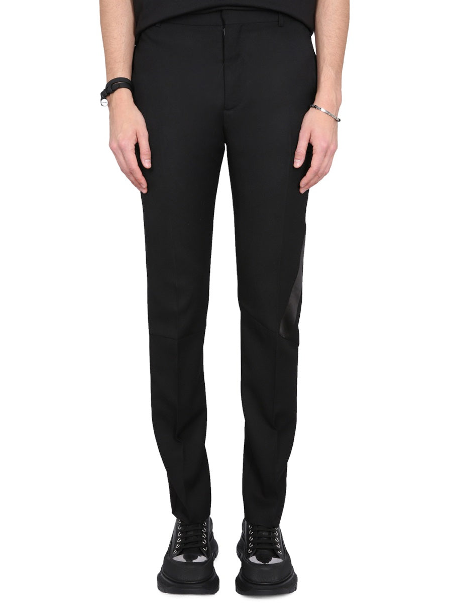 Alexander McQueen Pants? Alexander Mcqueen Men Virgin Wool Pants Tailored Everyday Designer Pants