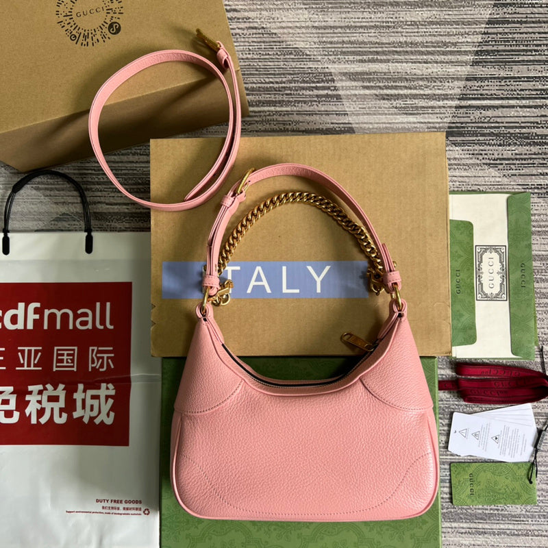 Front view of statement signature women's handbag – women's luxury accessory