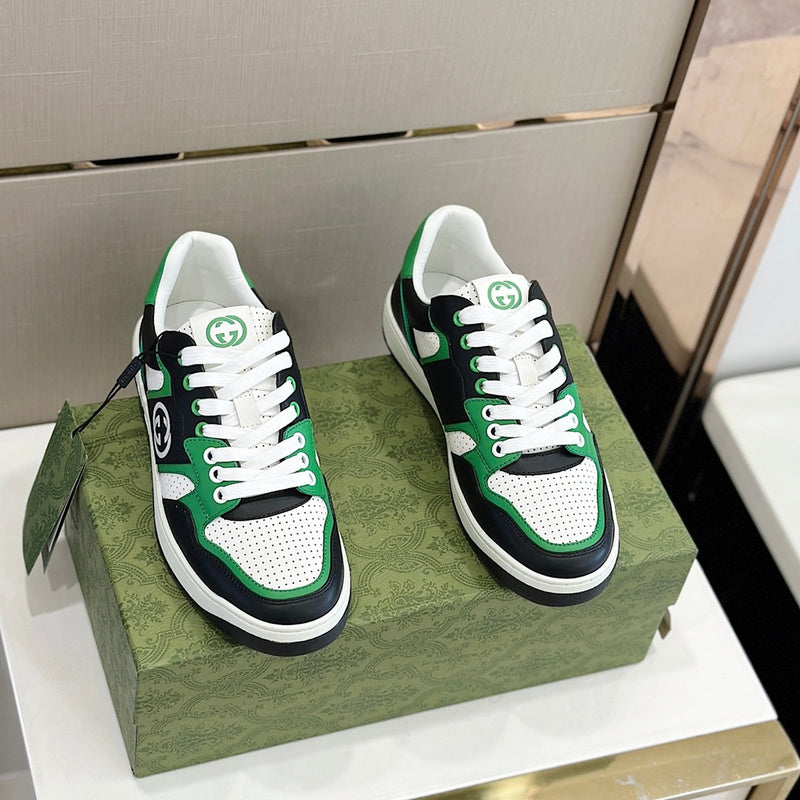 Gucci stone beige luxury sneakers view 4 premium leather build