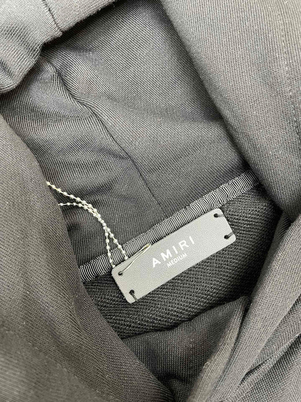 Amiri hoodie front view designer style