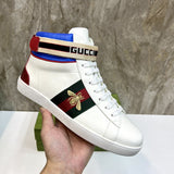Gucci bold contrast luxury sneakers view 4 minimalist modern build