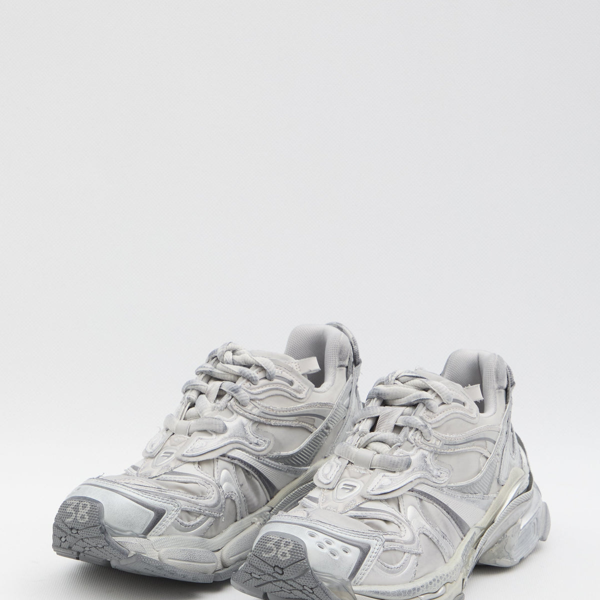 Balenciaga premium sneakers detail and craftsmanship close-up