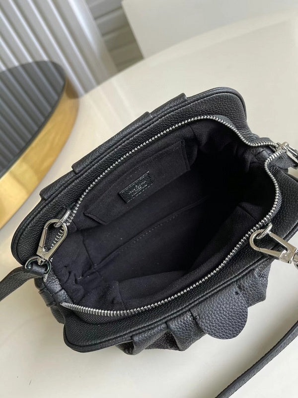 Interior view of structured everyday-luxe women's handbag – women's designer-style accessory