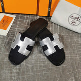 Hermes sandals Style 035 - styled lifestyle view