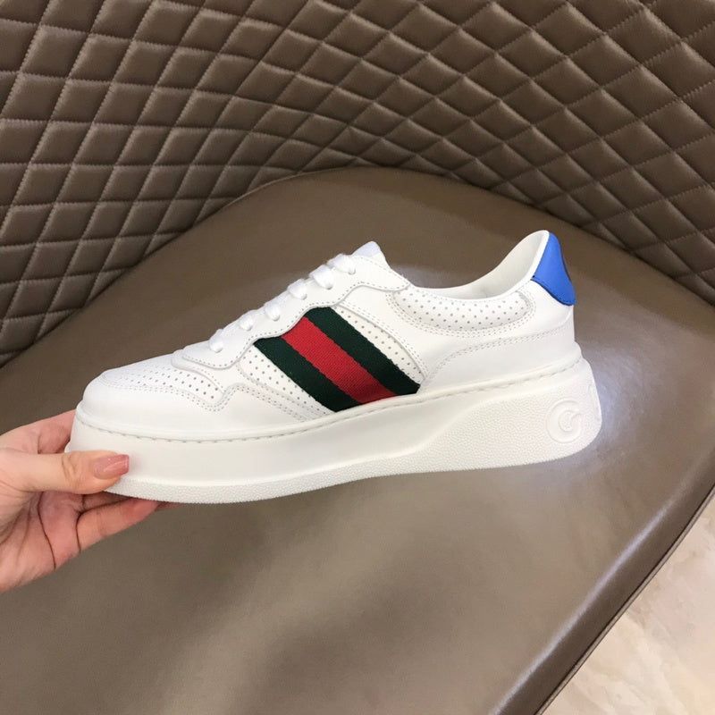 Gucci bold contrast luxury sneakers view 9 signature lace-up style