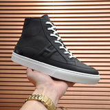 Hermès Black Slip-On Sneakers - Heel Detail View