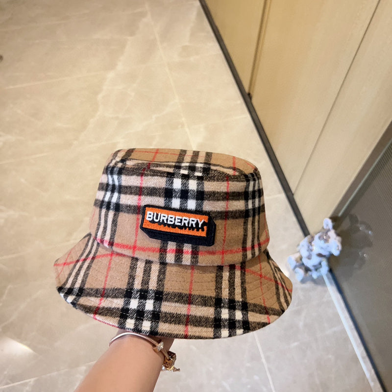 Front view of Burberry unisex cap