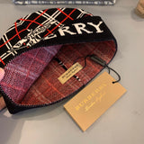 Close-up detail view of Burberry unisex cap