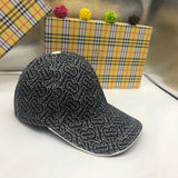 Front view of Burberry unisex cap