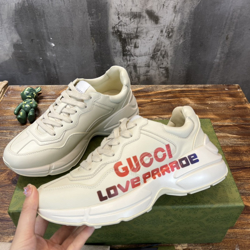 Gucci crisp white luxury sneakers view 7 everyday casual design