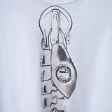 Flat lay presentation of Louis Vuitton cotton t-shirt with relaxed-fit cut