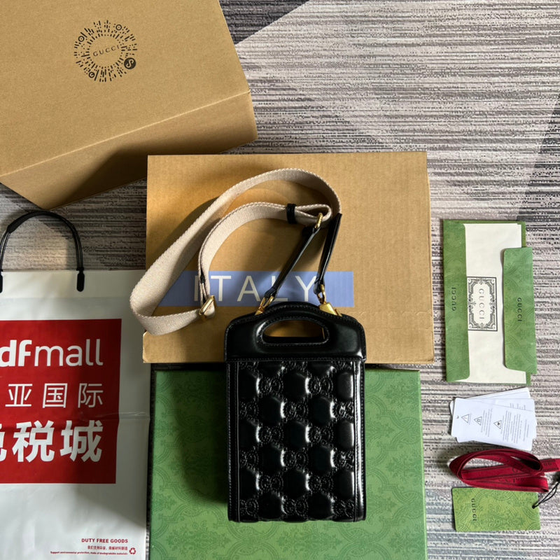 Close-up detail of refined bag design