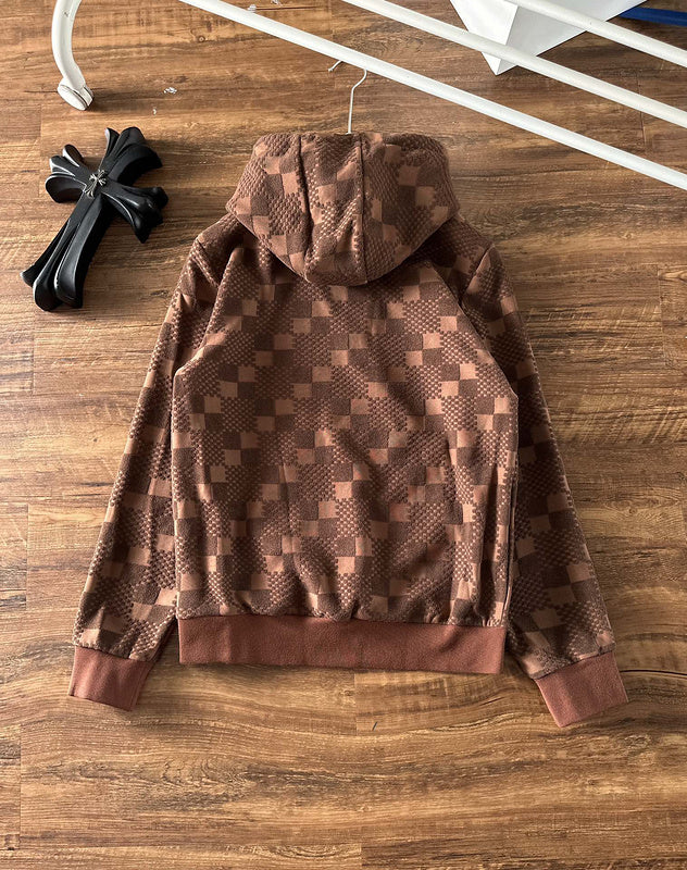 Side profile of Louis Vuitton luxury clothing with everyday silhouette