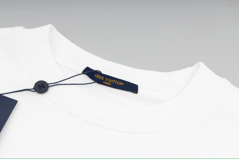 Full styled look of Louis Vuitton luxury clothing with everyday silhouette