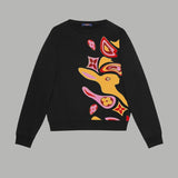 Back view of Louis Vuitton luxury clothing with relaxed-fit cut