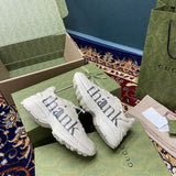 Gucci stone beige luxury sneakers view 8 classic court silhouette