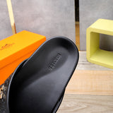 Hermes shoes Style 007 - logo and branding close-up
