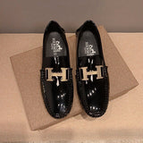Hermes shoes Style 221 - texture and material detail