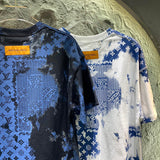 Side profile of Louis Vuitton cotton t-shirt with runway-inspired design