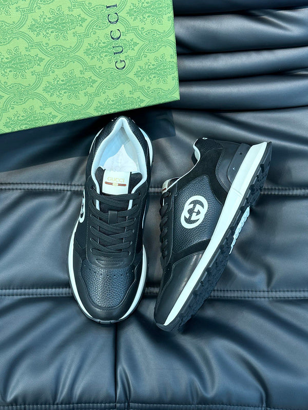 Gucci neutral cream luxury sneakers view 7 streetwear statement look