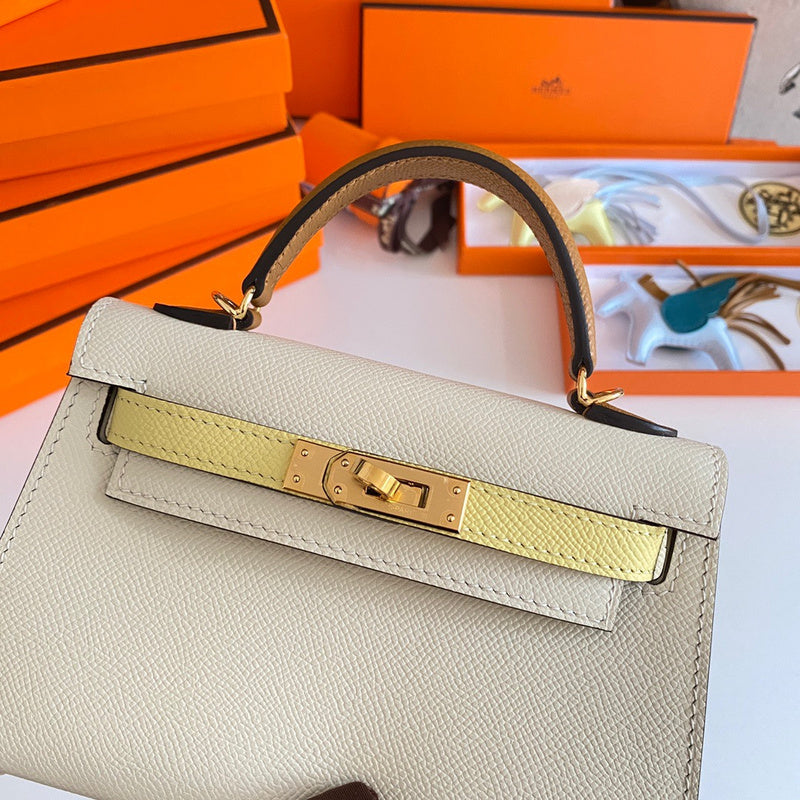 Close-up detail of considered bag design