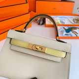 Close-up detail of considered bag design